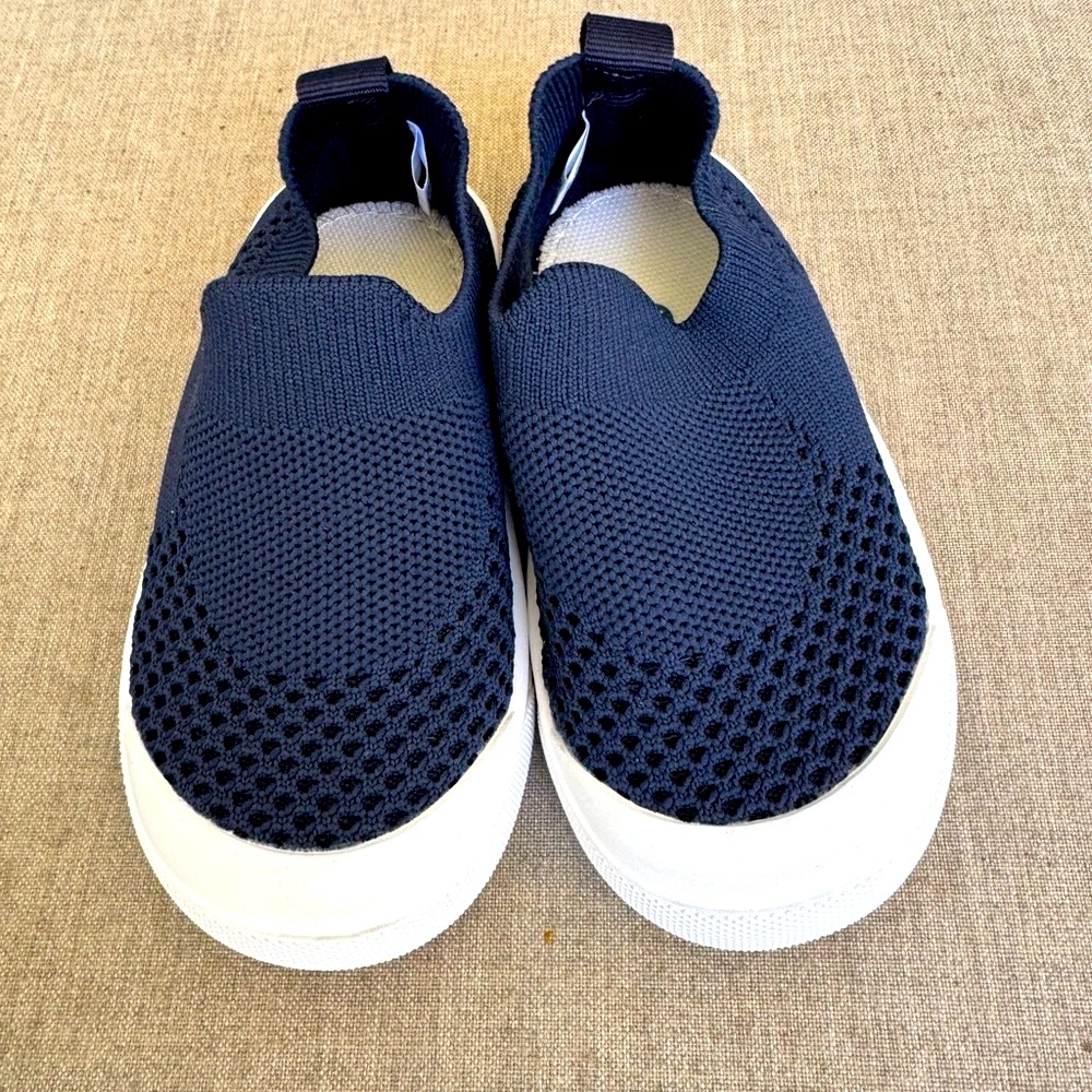 BMCITYBM, Navy, Slip-On Shoes, Size 7